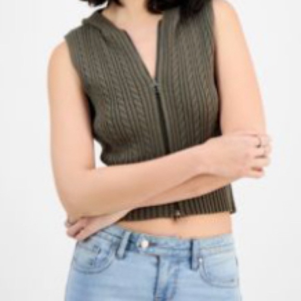 Ultra Flirt Dusty Olive Knit Cardigan